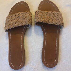 Splendid Tan Braided Flat Sandals – Size 8.5 | Updated Photos!